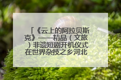 《云上的阿拉贝斯克》——精品（文旅）非遗短剧开机仪式在世界杂技之乡河北吴桥成功举办