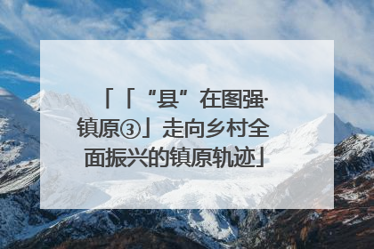 「“县”在图强·镇原③」走向乡村全面振兴的镇原轨迹