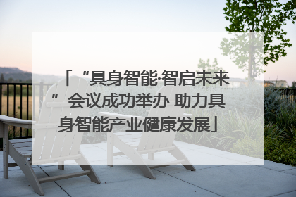 “具身智能·智启未来”会议成功举办 助力具身智能产业健康发展
