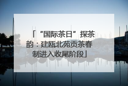 “国际茶日”探茶韵：建瓯北苑贡茶春制进入收尾阶段