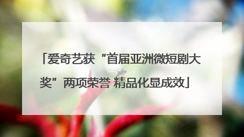 爱奇艺获“首届亚洲微短剧大奖”两项荣誉 精品化显成效