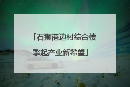 石狮港边村综合楼擎起产业新希望