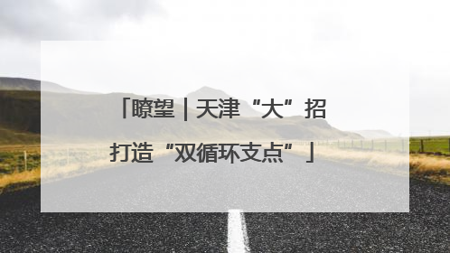 瞭望｜天津“大”招打造“双循环支点”