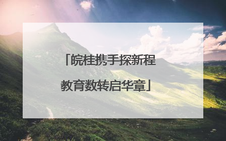 皖桂携手探新程 教育数转启华章