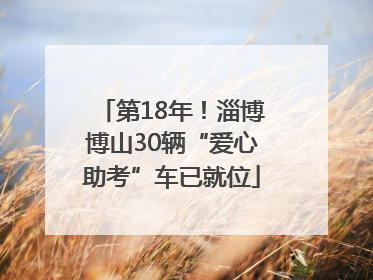 第18年！淄博博山30辆“爱心助考”车已就位