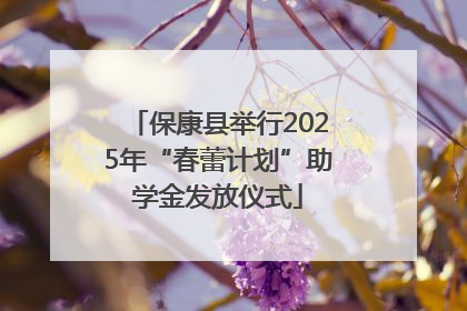 保康县举行2025年“春蕾计划”助学金发放仪式