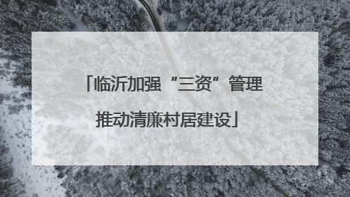 临沂加强“三资”管理 推动清廉村居建设
