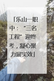 乐山一职中：“三名工程”迎终考，凝心聚力展实效