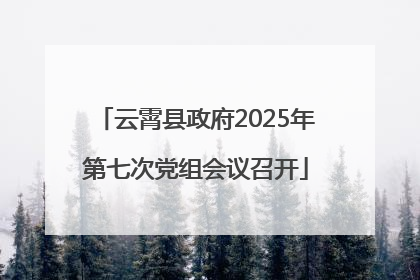 云霄县政府2025年第七次党组会议召开
