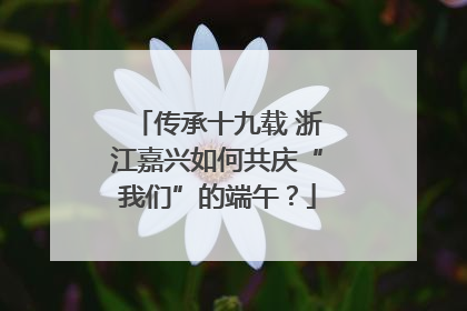 传承十九载 浙江嘉兴如何共庆“我们”的端午？