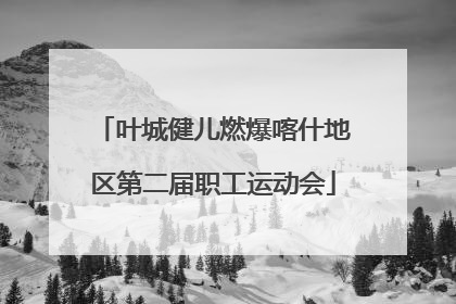 叶城健儿燃爆喀什地区第二届职工运动会