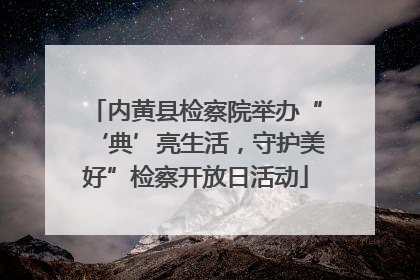 内黄县检察院举办“‘典’亮生活，守护美好”检察开放日活动