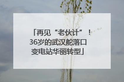 再见“老伙计”！36岁的武汉舵落口变电站华丽转型