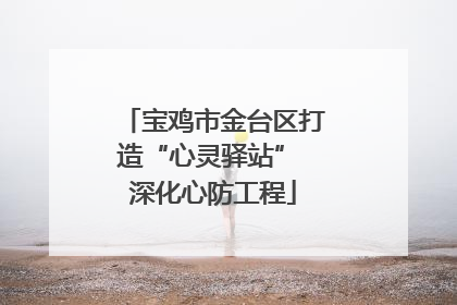 宝鸡市金台区打造“心灵驿站” 深化心防工程
