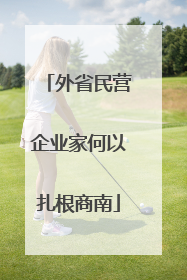 外省民营企业家何以扎根商南