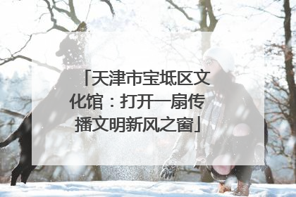 天津市宝坻区文化馆：打开一扇传播文明新风之窗