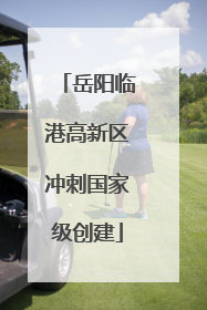 岳阳临港高新区冲刺国家级创建