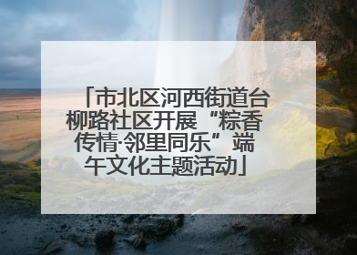 市北区河西街道台柳路社区开展“粽香传情·邻里同乐”端午文化主题活动