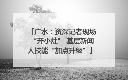 广水：资深记者现场“开小灶” 基层新闻人技能“加点升级”