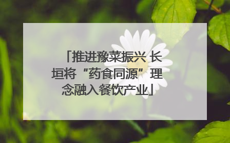 推进豫菜振兴 长垣将“药食同源”理念融入餐饮产业