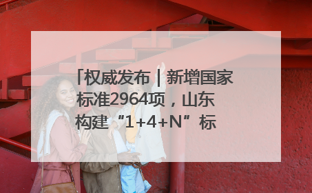 权威发布｜新增国家标准2964项，山东构建“1+4+N”标准化创新发展新格局