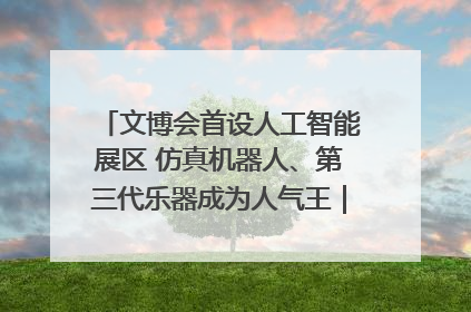 文博会首设人工智能展区 仿真机器人、第三代乐器成为人气王｜文博向“新”