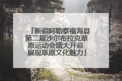 新疆阿勒泰福海县第二届沙尔布拉克草原运动会盛大开幕 展现草原文化魅力
