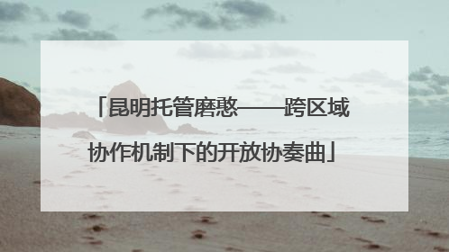 昆明托管磨憨——跨区域协作机制下的开放协奏曲
