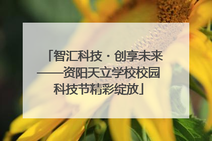 智汇科技・创享未来——资阳天立学校校园科技节精彩绽放