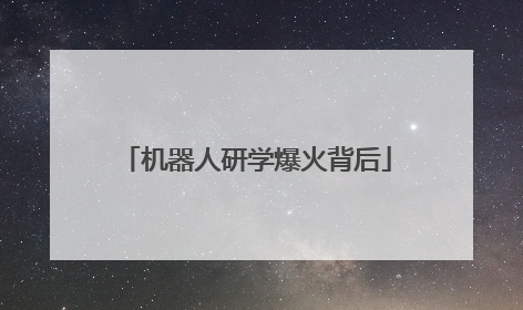 机器人研学爆火背后