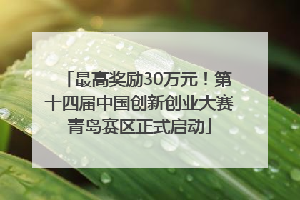 最高奖励30万元！第十四届中国创新创业大赛青岛赛区正式启动