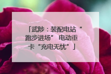 武陟：装配电站“跑步进场” 电动重卡“充电无忧”