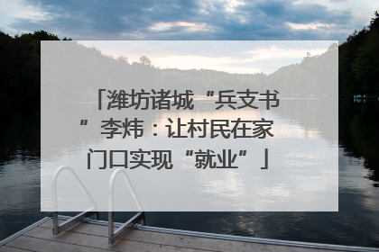 潍坊诸城“兵支书”李炜：让村民在家门口实现“就业”