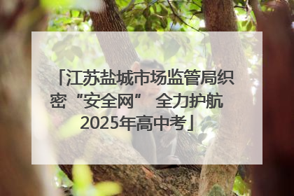 江苏盐城市场监管局织密“安全网” 全力护航2025年高中考