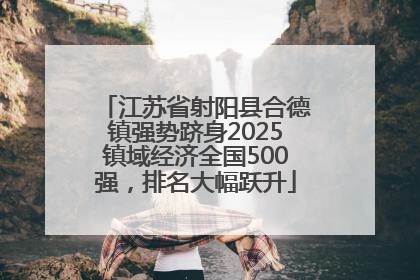 江苏省射阳县合德镇强势跻身2025镇域经济全国500强，排名大幅跃升