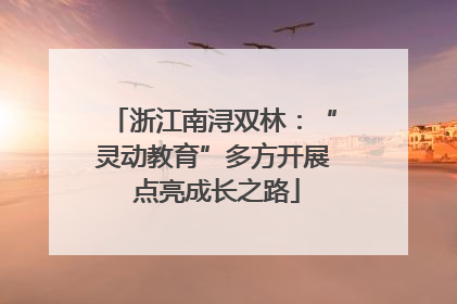 浙江南浔双林：“灵动教育”多方开展 点亮成长之路