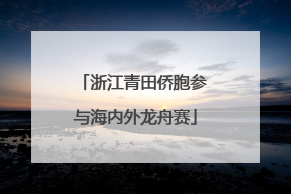浙江青田侨胞参与海内外龙舟赛