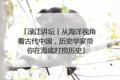 渌江讲坛丨从海洋视角看古代中国，历史学家带你在海底打捞历史