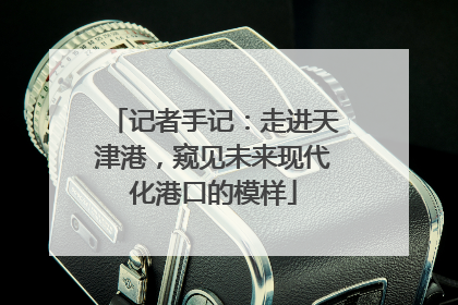 记者手记：走进天津港，窥见未来现代化港口的模样
