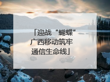 迎战“蝴蝶” 广西移动筑牢通信生命线