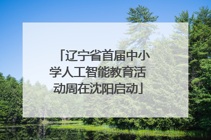 辽宁省首届中小学人工智能教育活动周在沈阳启动