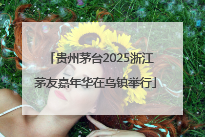贵州茅台2025浙江茅友嘉年华在乌镇举行