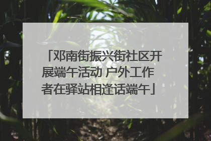 邓南街振兴街社区开展端午活动 户外工作者在驿站相逢话端午