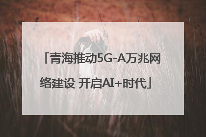 青海推动5G-A万兆网络建设 开启AI+时代