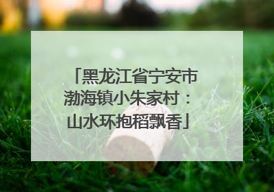 黑龙江省宁安市渤海镇小朱家村：山水环抱稻飘香