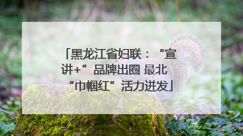 黑龙江省妇联：“宣讲+”品牌出圈 最北“巾帼红”活力迸发