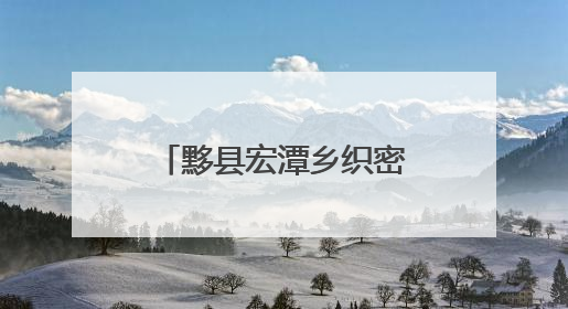 黟县宏潭乡织密防汛安全网 打好防汛主动仗