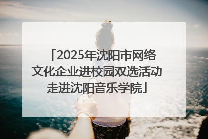 2025年沈阳市网络文化企业进校园双选活动走进沈阳音乐学院