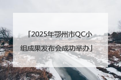 2025年鄂州市QC小组成果发布会成功举办