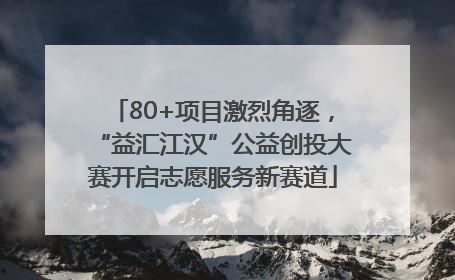 80+项目激烈角逐，“益汇江汉”公益创投大赛开启志愿服务新赛道